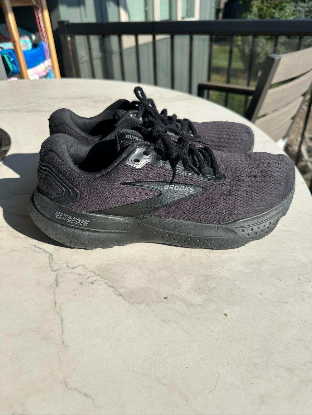 Brooks Glycerin 21 Men’s Size 11 2E Wide Black Running Shoes 110419